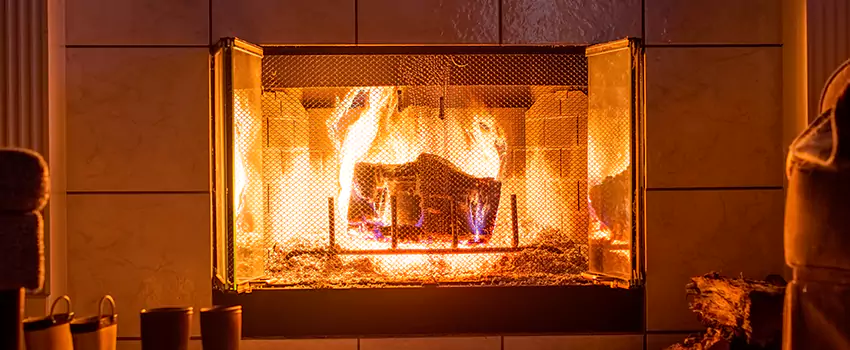 Mendota Hearth Landscape Fireplace Installation in Kansas City, Missouri