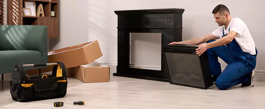 Old Rusted Metal Fireplace Repair And Replacement in Kansas City, MO